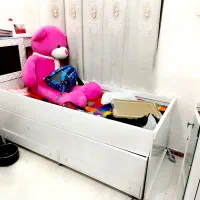 تخت نوجوان دوطبقه کشویی