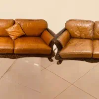 مبل چرمی ۷ نفره|مبلمان خانگی و میز عسلی|تهران, سنائی|دیوار