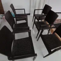 صندلی رستورانی و باغی
