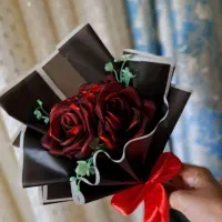 گل های روبانی|گل مصنوعی|زاهدان, |دیوار