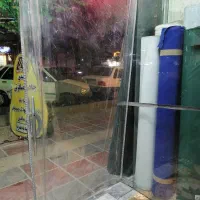 پرده مغازه،پرده پلاستیکی، پرده مشواه شفاف|پرده، رانر، رومیزی|قم, نیروگاه|دیوار