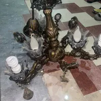 لوستر برنز و لوستر لاله|لوستر و چراغ آویز|شیراز, عادل آباد|دیوار