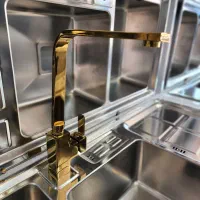 شیر ظرفشویی طلایی سیمینه|مصالح و تجهیزات ساختمان|رشت, پارک شهر|دیوار