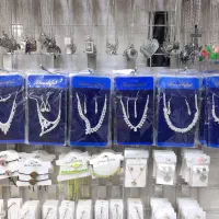 نیم ست مجلسی نگین دار در طرح های مختلف بدلیجات