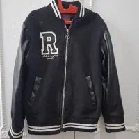 سویشرت بیسبالی آستین چرم سایز 2