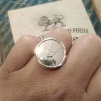 انگشتر ناصرالدینشاهی نقره دستساز. سکه اصلی|کلکسیون اشیاء عتیقه|تهران,  امام زاده قاسم (نیاوران)|دیوار