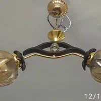 دو عدد لوستر سقفی دوشاخه|لوستر و چراغ آویز|زاهدان, |دیوار