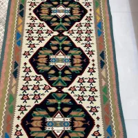 گلیم دست بافت|گلیم، جاجیم، گبه|اصفهان, باغ زیار|دیوار