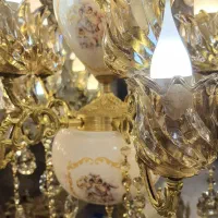 برنز و چینی هر شاخه ۶۰۰.۰۰۰تومان لوستر لیلی مجنون|لوستر و چراغ آویز|تبریز, |دیوار