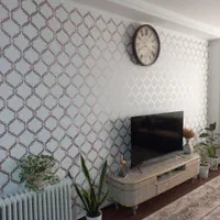 نقاشی ساختمان مدرن (طرح کاغذ دیواری)|خدمات پیشه و مهارت|ساری, |دیوار