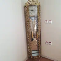 ساعت کنار سالنی تمام برنز