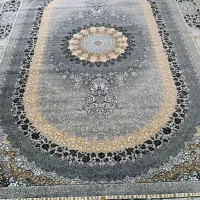 فرش12متری نقشه نسیم نقره ایی سلطنتی|فرش|زاهدان, |دیوار