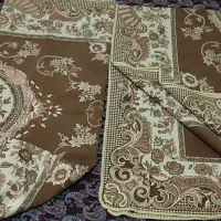 دو عدد روفرشی شیش متری در حد نو رنگ گردویی.