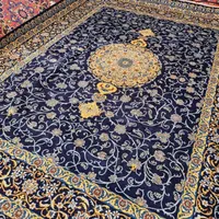 قالی ۱۴ متری دستباف کاشان سرمه ای رنگ|فرش|تهران, اکباتان|دیوار
