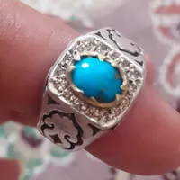 انگشتر کلکسیونی فیروزه|جواهرات|کرج, شهرک سهرابیه|دیوار
