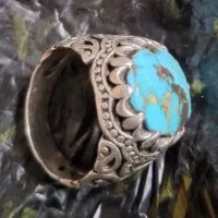 انگشتر مردانه فیروزه اصل