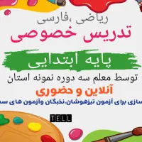 تدریس  خصوصی (انلاین و حضوری)