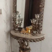 آینه و شمعدان درحد نو