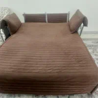 تخت خواب دونفره بدنه فلزی تاشو