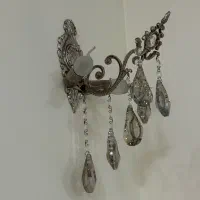 دو عدد لوستر دیواری جنس برنج