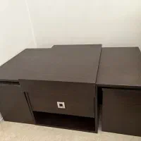 میز جلو مبلی با تخته نرد