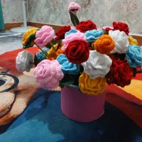 گل های بافتنی خارجی به فروش میرسد
