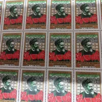 تمبر ارور چاپی عددی شهید بهشتی کمیاب قدیمی|کلکسیون سکه، تمبر، اسکناس|بابل, |دیوار