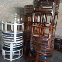 ناهارخوری کم جاچوب و فلز فورتیک 6نفر|میز و صندلی غذاخوری|اصفهان, ناصرخسرو|دیوار