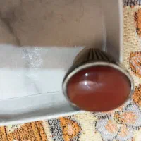 انگشتر عقیق یمنی درشت قدیمی