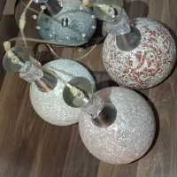 لوستر ۳ شاخه آینه‌ای