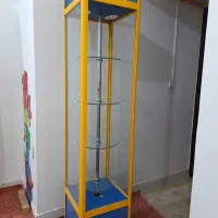 ویترین شیشه ایی چراغدار