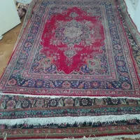 فروش  چهار تخته فرش دستباف کار کرده|فرش|مراغه, |دیوار