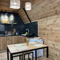 کلبه چوبی زیراب بهمنان