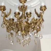لوستر 6شاخه دوبل