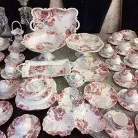 لمونژ ظروف چینی اصل فرانسه ۱۲ نفره جهیزیه و سایر