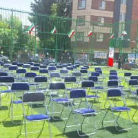 صندلی شیواری مخمل تاشو جدید کرایه ای