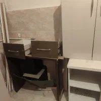 کابینت بدنه فلزی درب ام دی اف|آب‌چکان و نظم‌دهنده ظروف|اراک, |دیوار