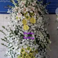 تاج گل|گل مصنوعی|تهران, شوش (باغ آذری)|دیوار