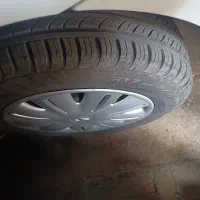 چهار حلقه لاستیک نو سمند سورن بارز با رینگ|قطعات یدکی و لوازم جانبی|تاکستان, |دیوار