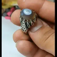 انگشتر باباقوری تک چشم عقیق یمنی