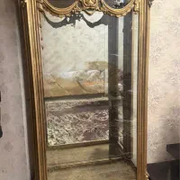 بوفه چوبی منبت کاری دو درب