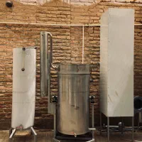 دستگاه گلاب ۴۰۰ لیتری عرق گیری و گلاب گیری