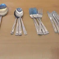 دو سرویس قاشق و چنگال