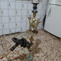 قلیان برنجی بلند