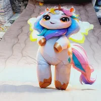 روتختی سه بعدی یک نفره ۴ تکه