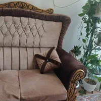 دو دست راحتی هفت نفره و ال|مبلمان خانگی و میز عسلی|قزوین, |دیوار