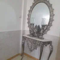 آیینه شمعدون و ساعت