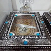 یک جفت شمعدان و یک جفت جا قرآنی زیبا