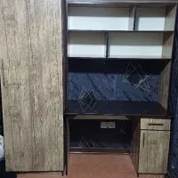 میز تحریر کتابخانه دار به همراه کمد لباس|میز تحریر و کامپیوتر|الیگودرز, |دیوار