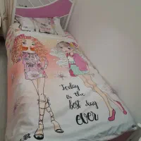 تخت و کمد و بوفه بچه گانه در حد نو|تخت و سرویس خواب|یزد, |دیوار